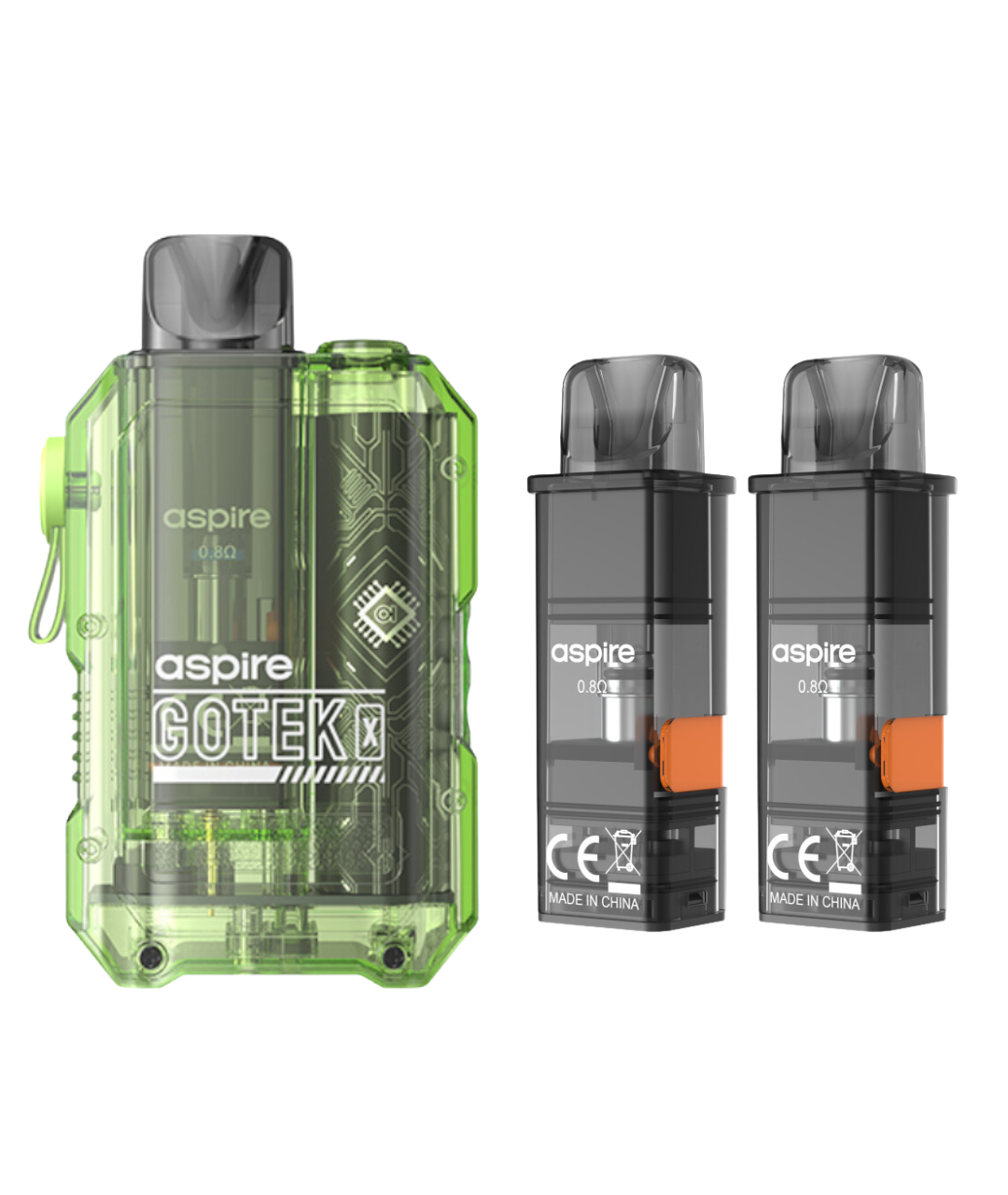 Bundle: Aspire Gotek X Kit + 2 Pack Pods