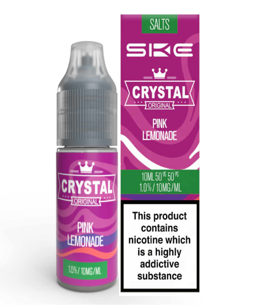 Crystal Ske Nic Salts Pink Lemonade - 10ml