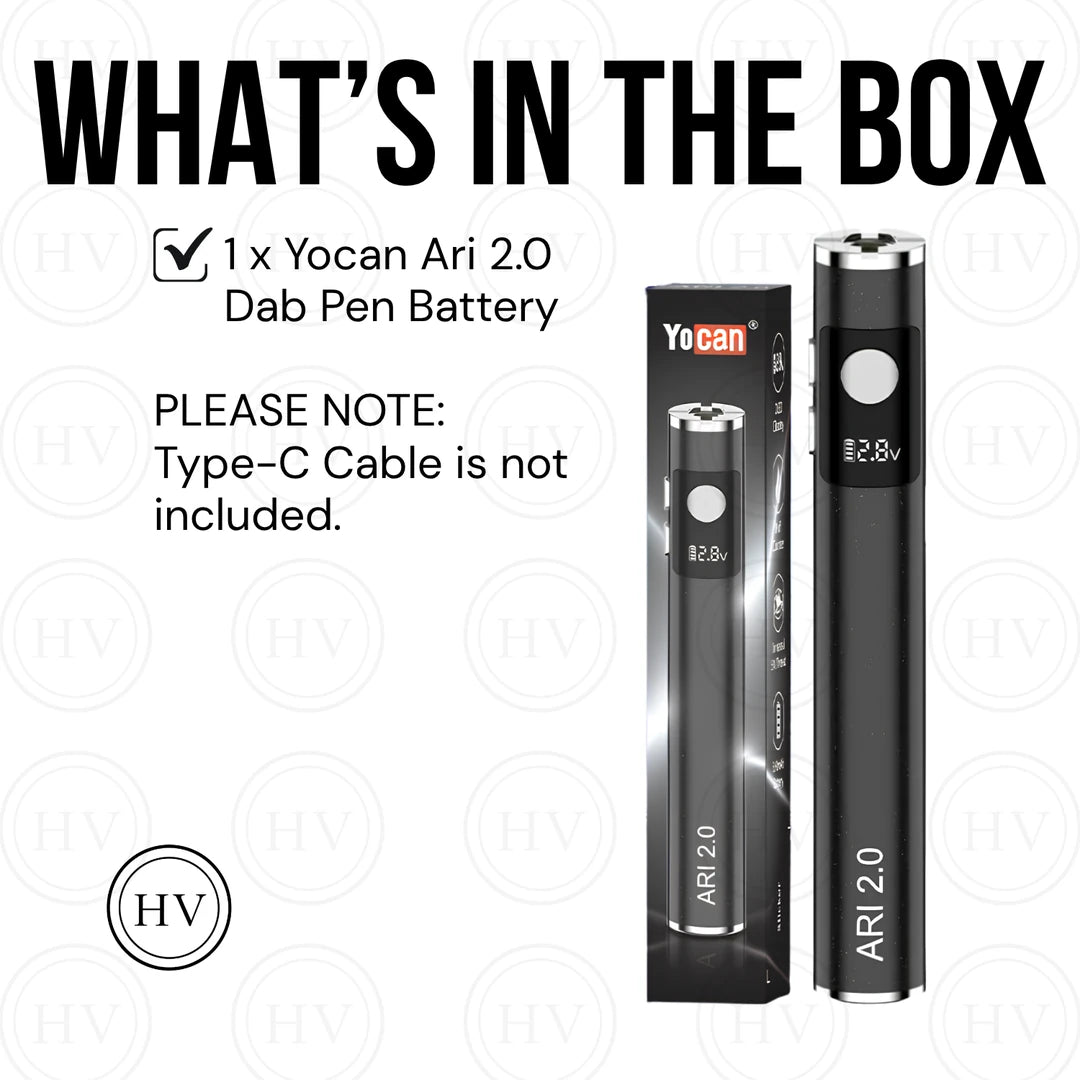 Yocan Ari 2.0 510 Pen Battery - SI-2