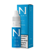 A bottle of Luxe Vaper Nic Nic 70VG Nicotine Shot - 10ml next to its packaging box. The label on the bottle indicates a nicotine strength of 15 mg/ml and a VG/PG ratio of 70/30. The box warns that the product contains nicotine, which is addictive.
