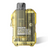 Yellow transparent Aspire Gotek X Kit vape device showcasing internal circuitry and branding on a white background.