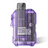 A transparent purple electronic vaping device with visible internal components, labeled "Aspire Gotek X Kit" on the side. The device features a black drip tip on top, ideal for MTL vaping.