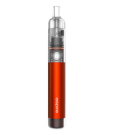 Aspire Cyber G Kit or MTL vape kit with a clear tank and orange body, branded with the "aspire" logo, on a white background.