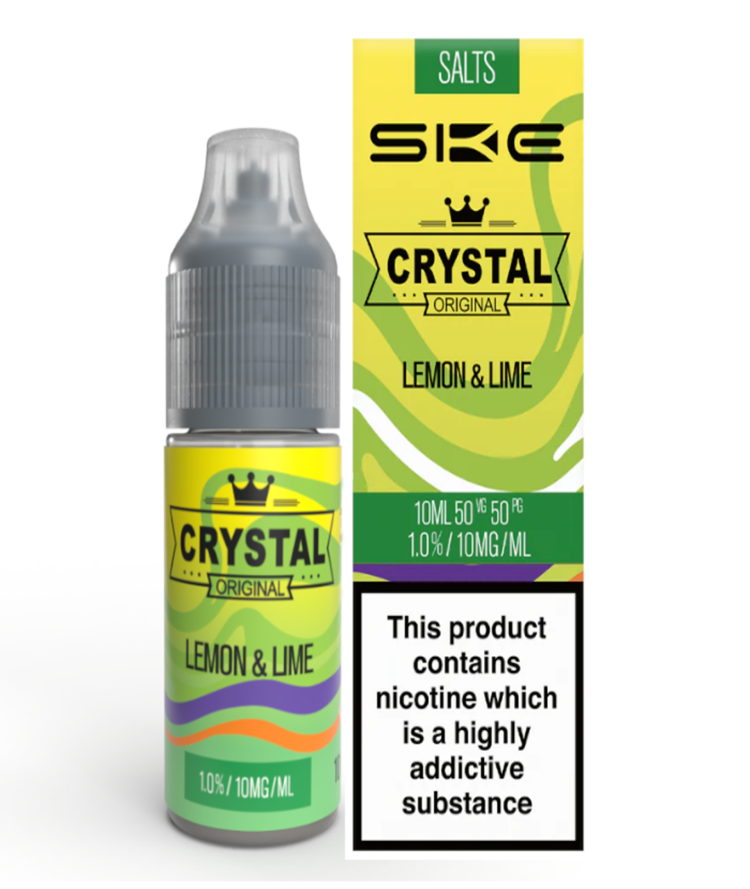 Crystal Ske Nic Salts Lemon & Lime - 10ml