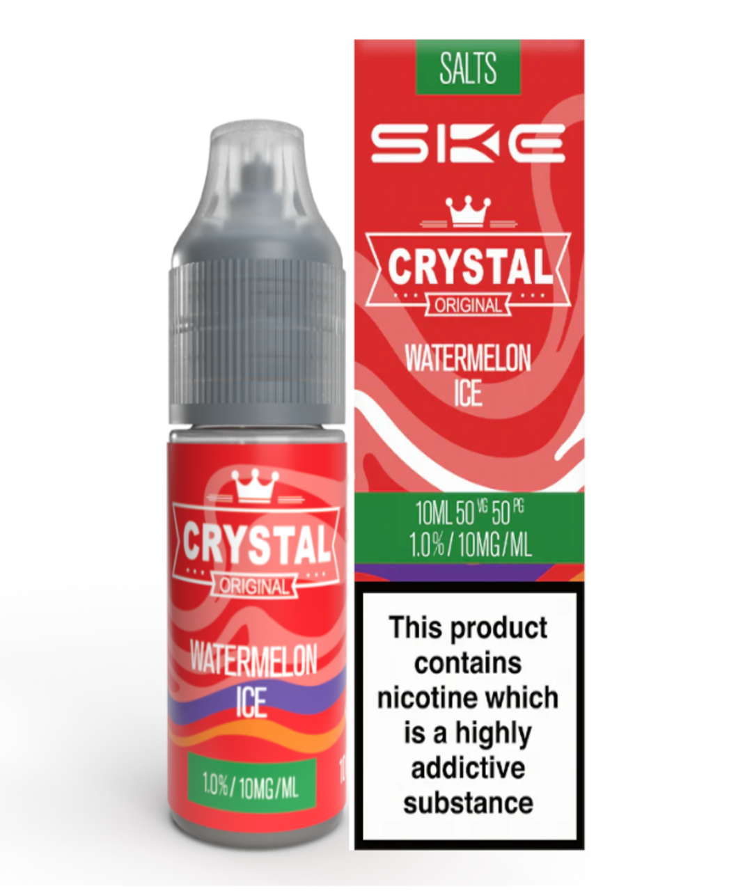 Crystal Ske Nic Salts Watermelon Ice - 10ml