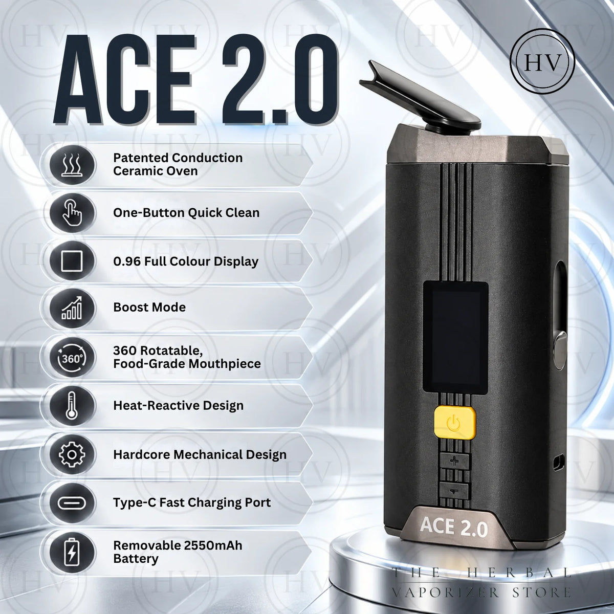 Xmax Ace 2.0 Vaporizer - feature overview