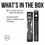 Yocan Ari 2.0 510 Pen Battery - SI-2