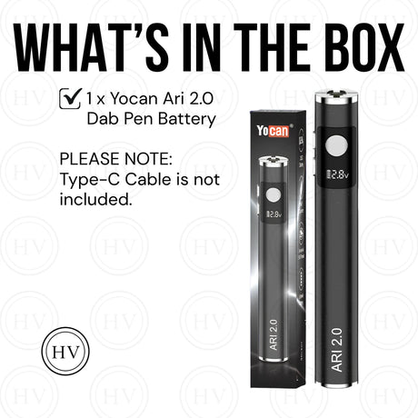 Yocan Ari 2.0 510 Pen Battery - SI-2